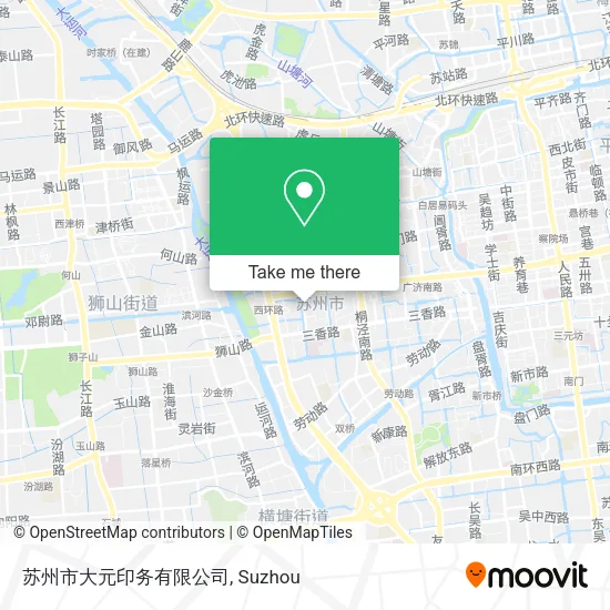 苏州市大元印务有限公司 map