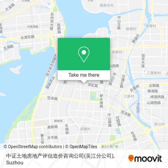 中证土地房地产评估造价咨询公司(吴江分公司) map