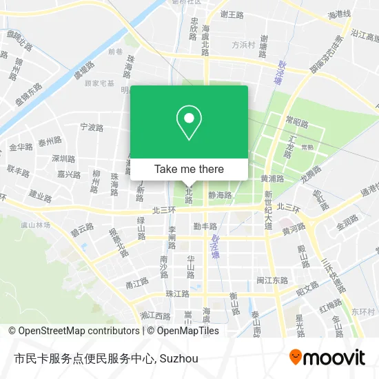 市民卡服务点便民服务中心 map