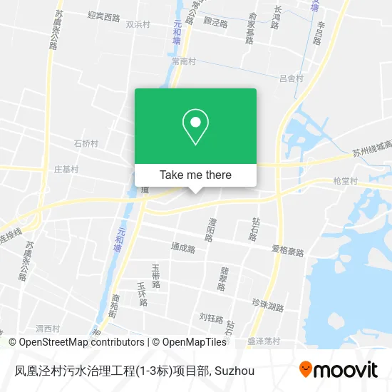 凤凰泾村污水治理工程(1-3标)项目部 map