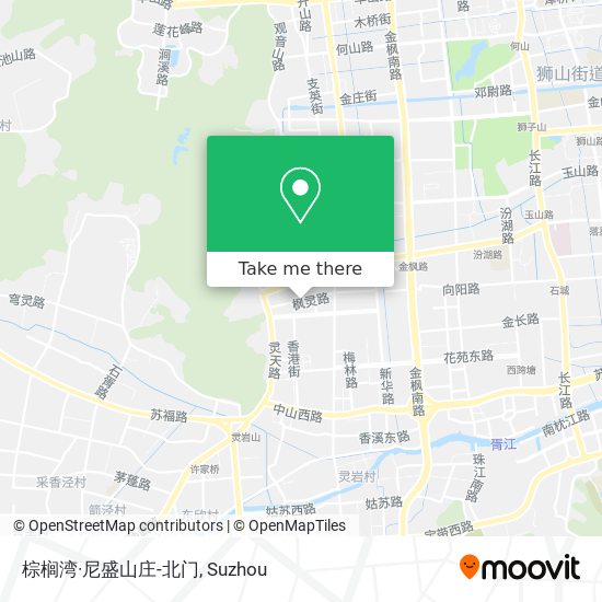 棕榈湾·尼盛山庄-北门 map