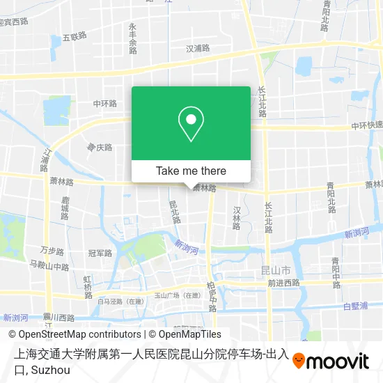 上海交通大学附属第一人民医院昆山分院停车场-出入口 map
