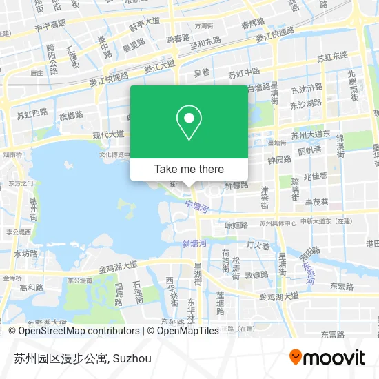 苏州园区漫步公寓 map