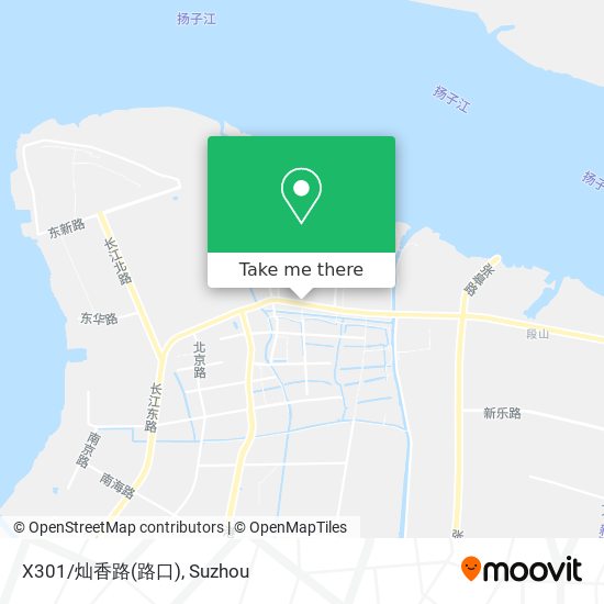 X301/灿香路(路口) map