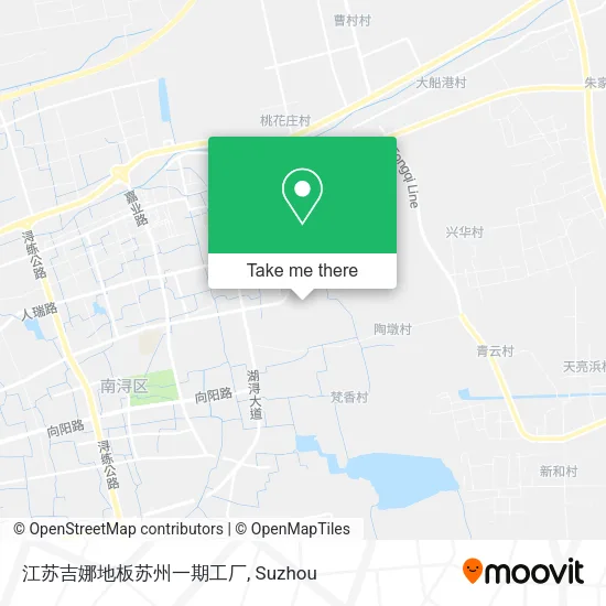 江苏吉娜地板苏州一期工厂 map