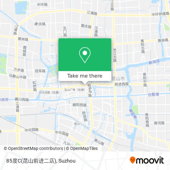 85度C(昆山前进二店) map