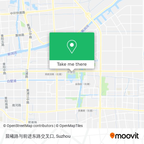 晨曦路与前进东路交叉口 map