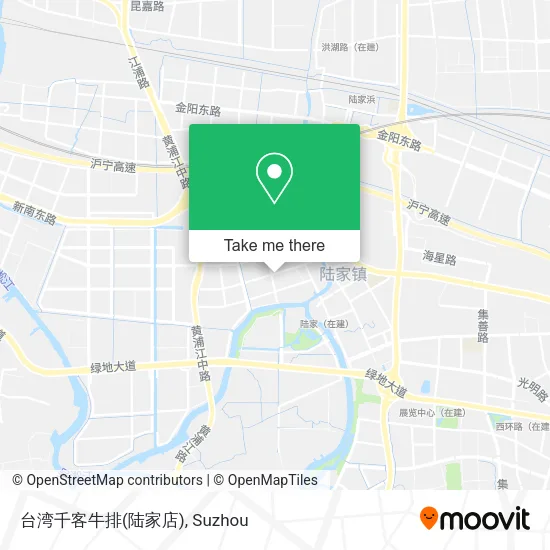 台湾千客牛排(陆家店) map