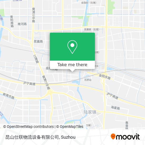 昆山仕联物流设备有限公司 map