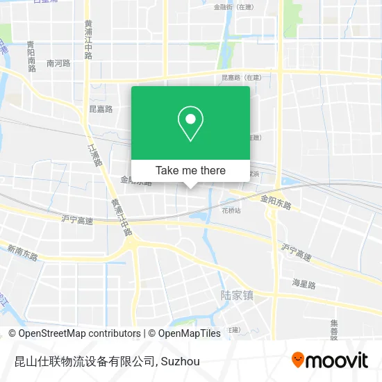 昆山仕联物流设备有限公司 map
