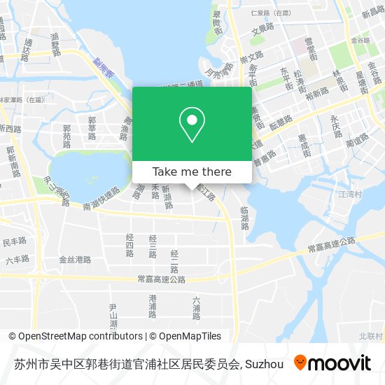 苏州市吴中区郭巷街道官浦社区居民委员会 map