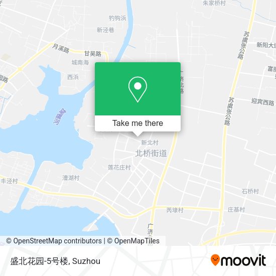 盛北花园-5号楼 map