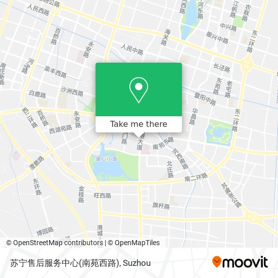 苏宁售后服务中心(南苑西路) map