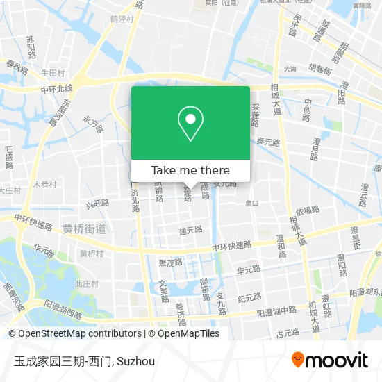 玉成家园三期-西门 map