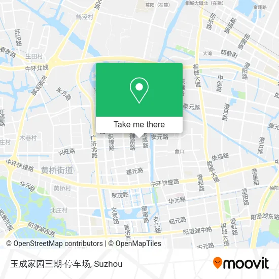 玉成家园三期-停车场 map