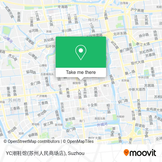 YC潮鞋馆(苏州人民商场店) map