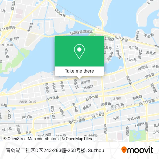 青剑湖二社区D区243-283幢-258号楼 map