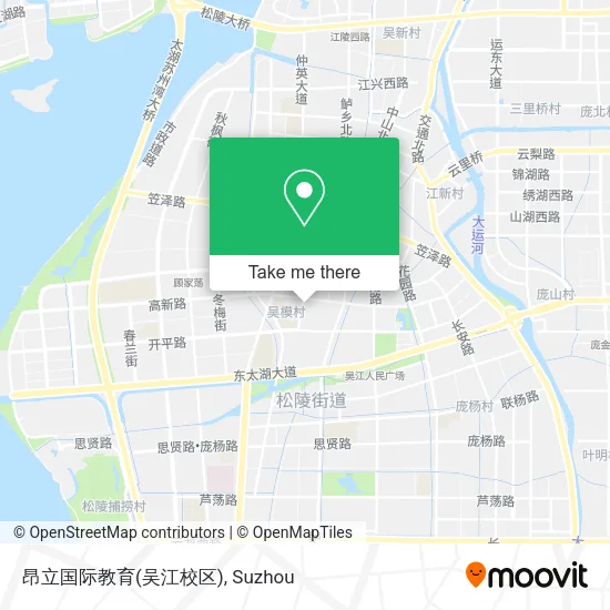 昂立国际教育(吴江校区) map