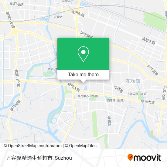 万客隆精选生鲜超市 map