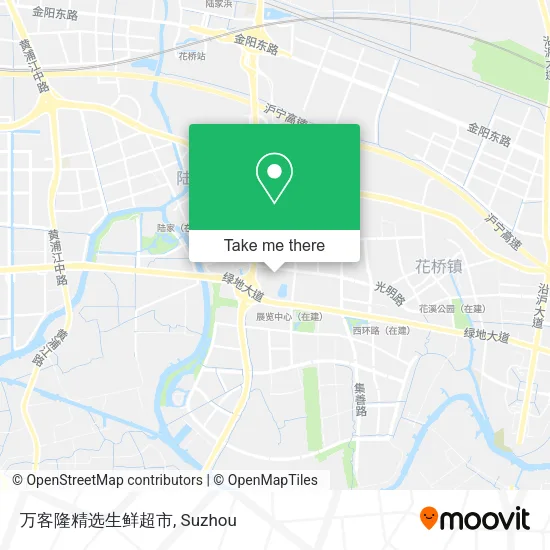 万客隆精选生鲜超市 map