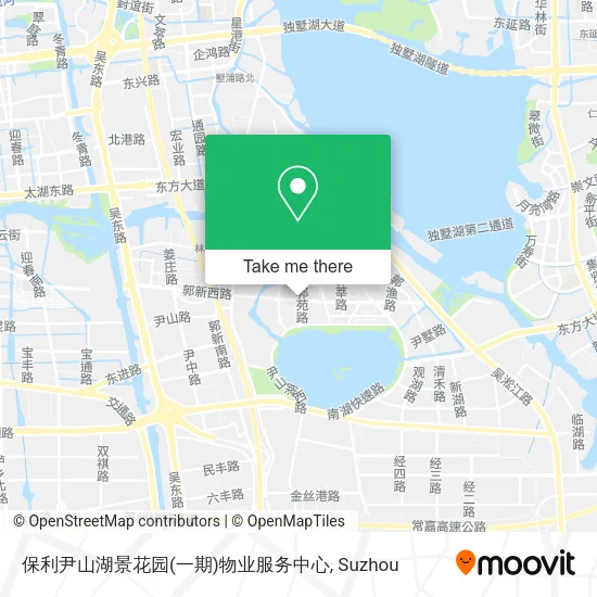 保利尹山湖景花园(一期)物业服务中心 map