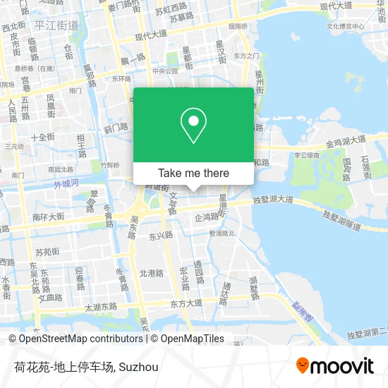 荷花苑-地上停车场 map