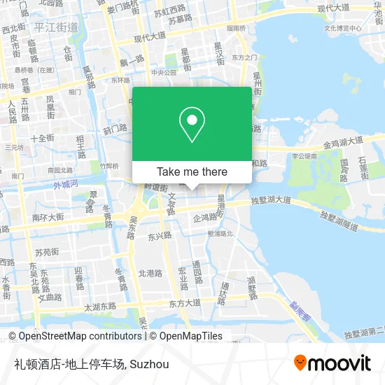 礼顿酒店-地上停车场 map