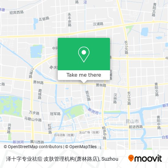 泽十字专业祛痘·皮肤管理机构(萧林路店) map