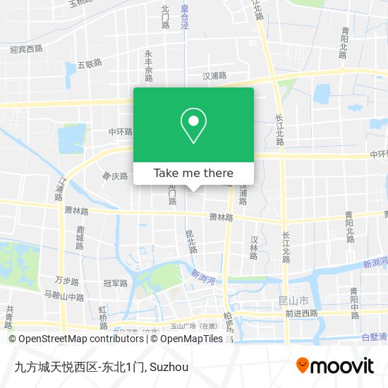九方城天悦西区-东北1门 map