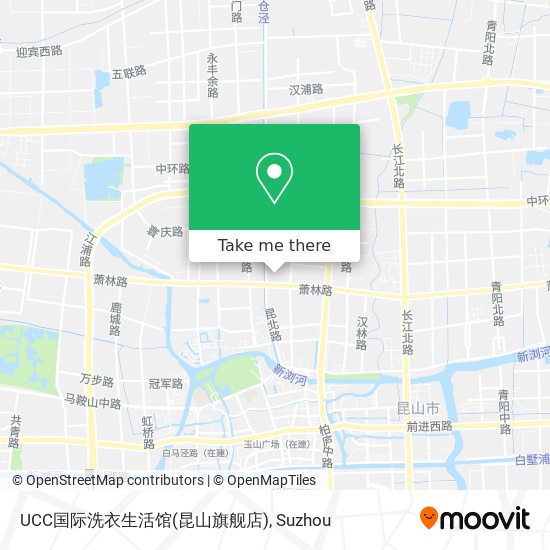 UCC国际洗衣生活馆(昆山旗舰店) map