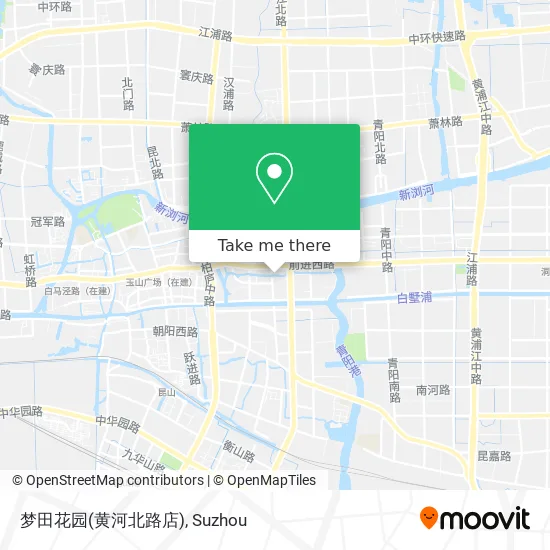 梦田花园(黄河北路店) map