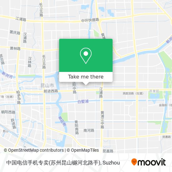 中国电信手机专卖(苏州昆山樾河北路手) map