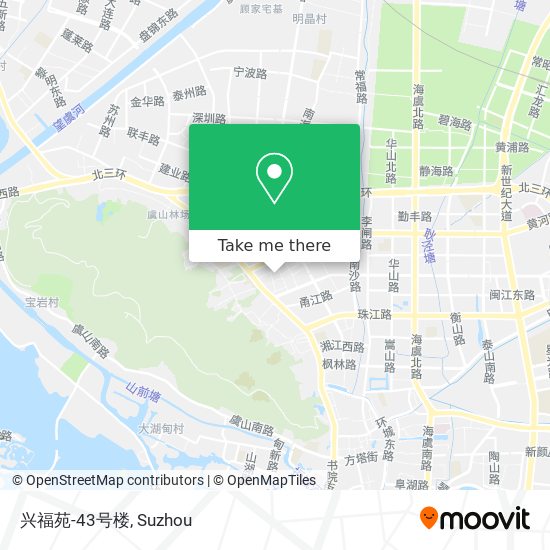 兴福苑-43号楼 map