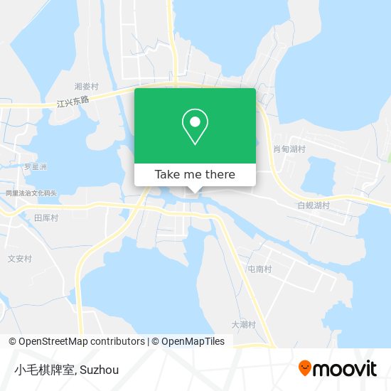 小毛棋牌室 map