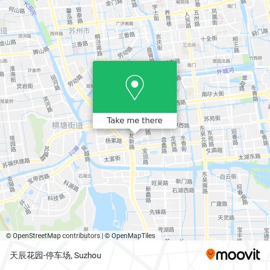 天辰花园-停车场 map
