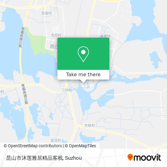 昆山市沐莲雅居精品客栈 map