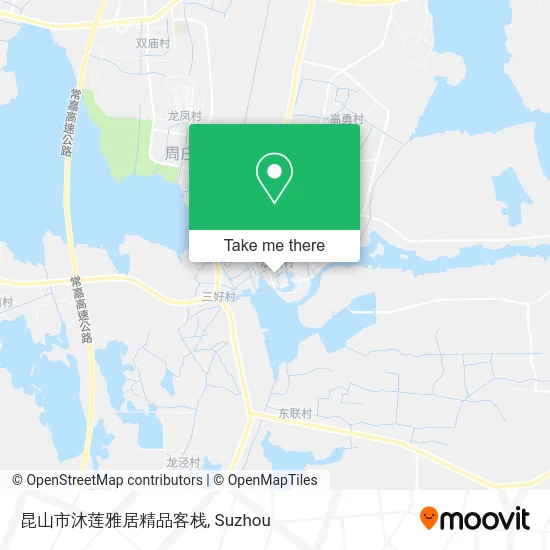 昆山市沐莲雅居精品客栈 map