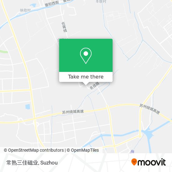 常熟三佳磁业 map