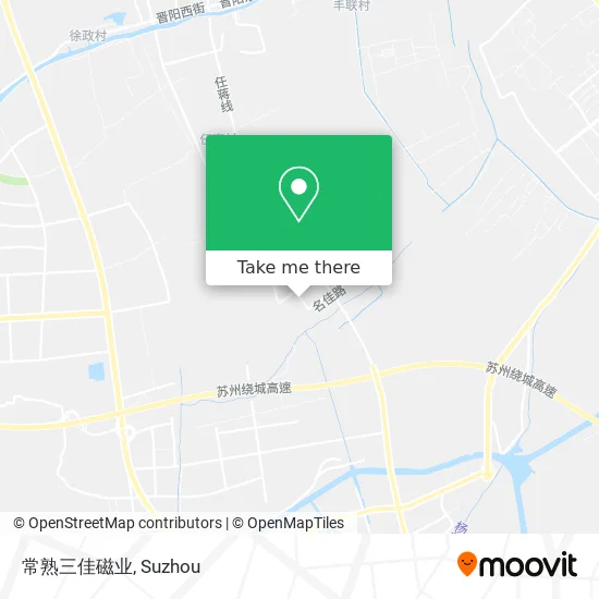 常熟三佳磁业 map