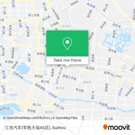 江淮汽车(常熟天瑞4S店) map
