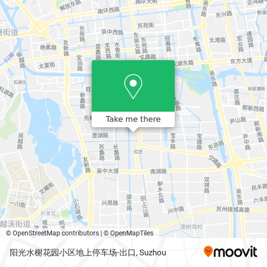 阳光水榭花园小区地上停车场-出口 map