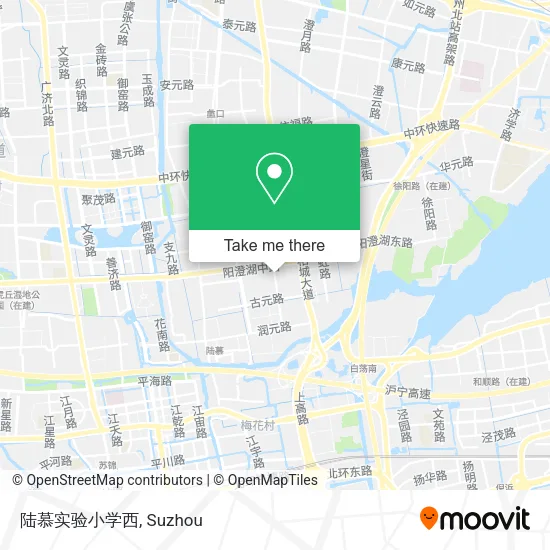 陆慕实验小学西 map