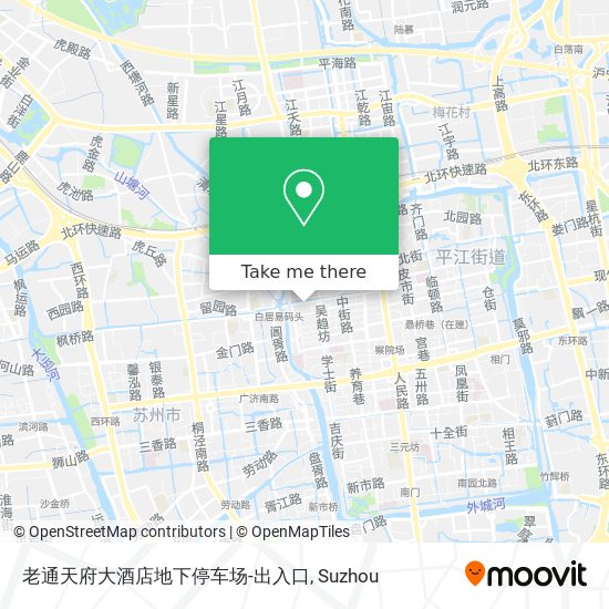 老通天府大酒店地下停车场-出入口 map