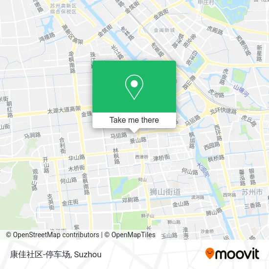 康佳社区-停车场 map