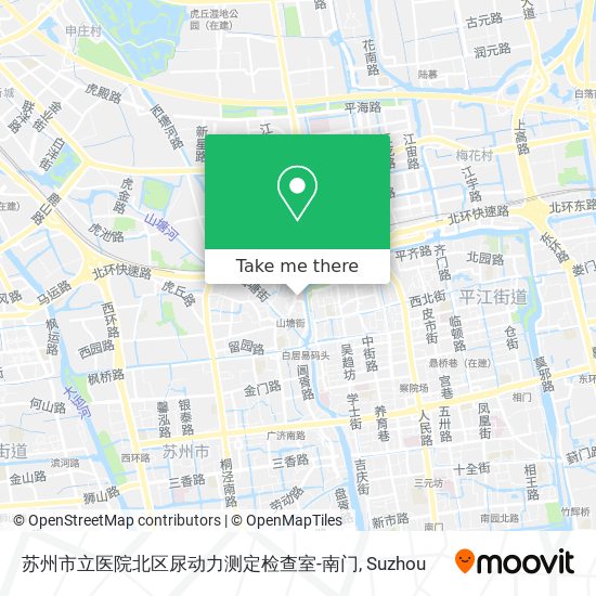 苏州市立医院北区尿动力测定检查室-南门 map