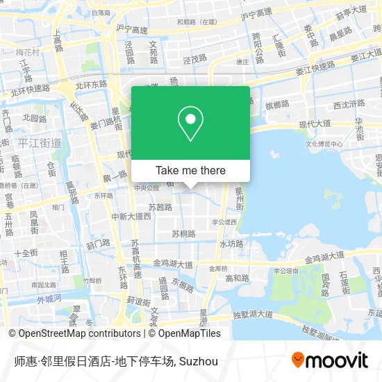 师惠·邻里假日酒店-地下停车场 map