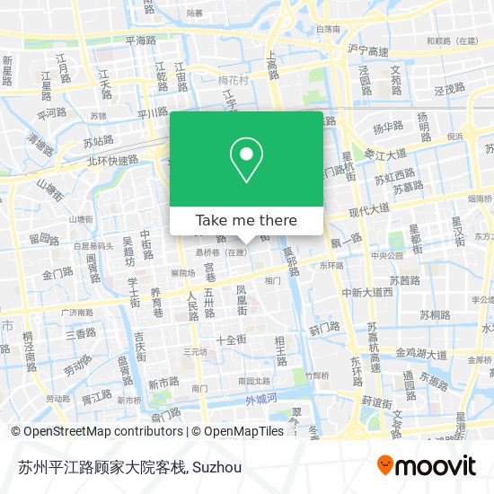 苏州平江路顾家大院客栈 map