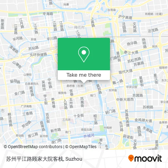 苏州平江路顾家大院客栈 map