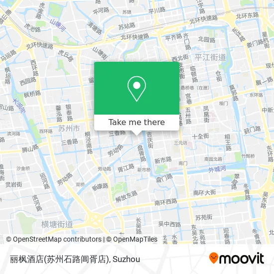 丽枫酒店(苏州石路阊胥店) map