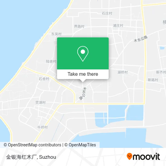 金银海红木厂 map